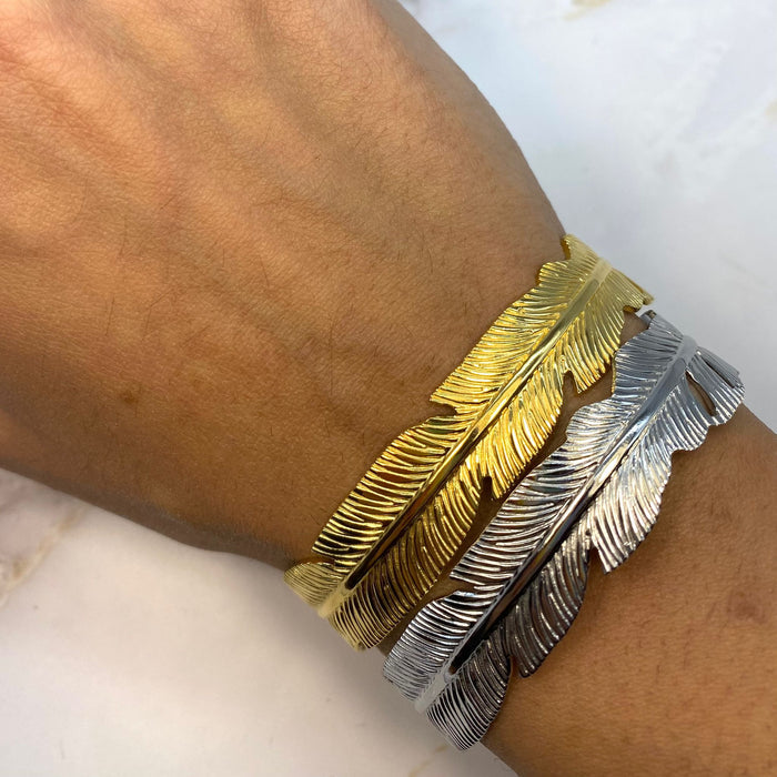 Bracciale foglia di alloro - Iride shop - accessori donna