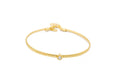 Bracciale rigido con punto luce in argento 925 - Iride Shop - Accessori da Donna