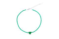 Bracciale tennis con cuoricino colour in argento 925