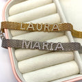 Braccialetto catena piena con nome - Iride shop - accessori donna