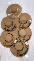 Cappello in paglia personalizzabile - Iride Shop - Accessori da Donna