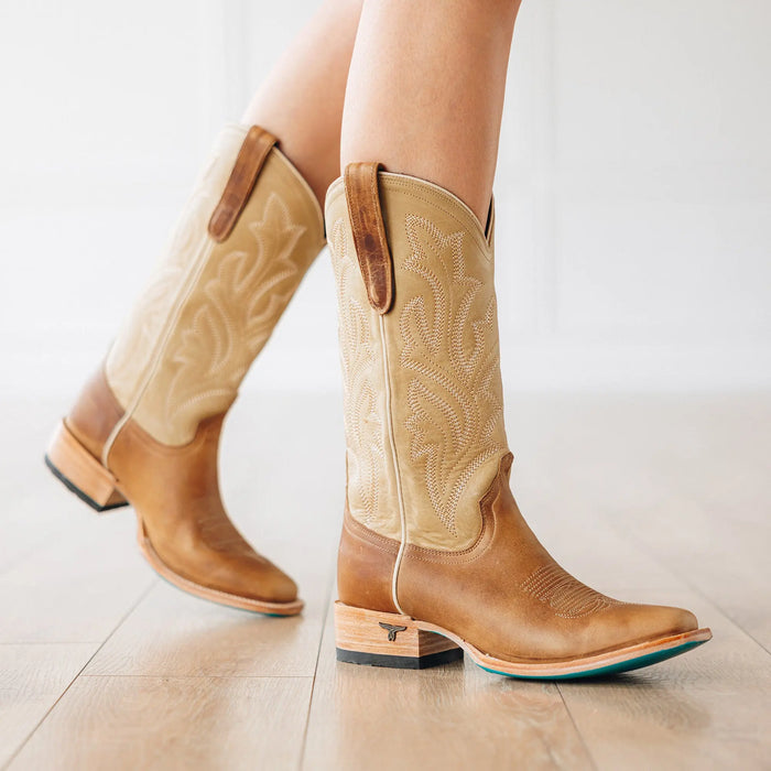 Classic Square Boot - Desert Clay & Buttermilk **Final Sale** Ladies Boot Western Fashion by Lane