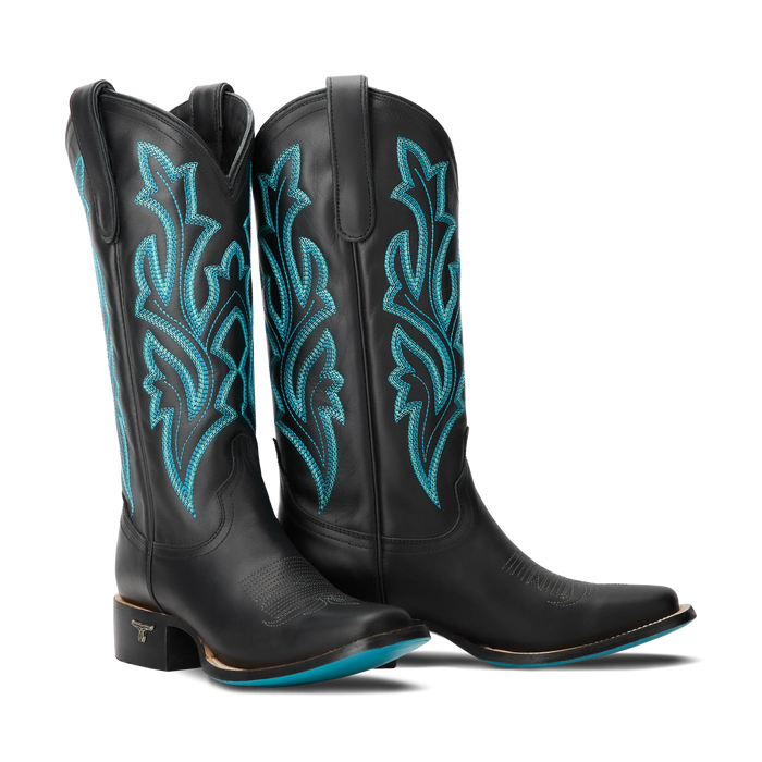 Classic Square Boot - Jet Black **Final Sale** Ladies Boot Jet Black Western Fashion by Lane