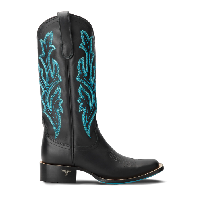 Classic Square - IO Jet black Ladies Boot Western Fashion by Lane