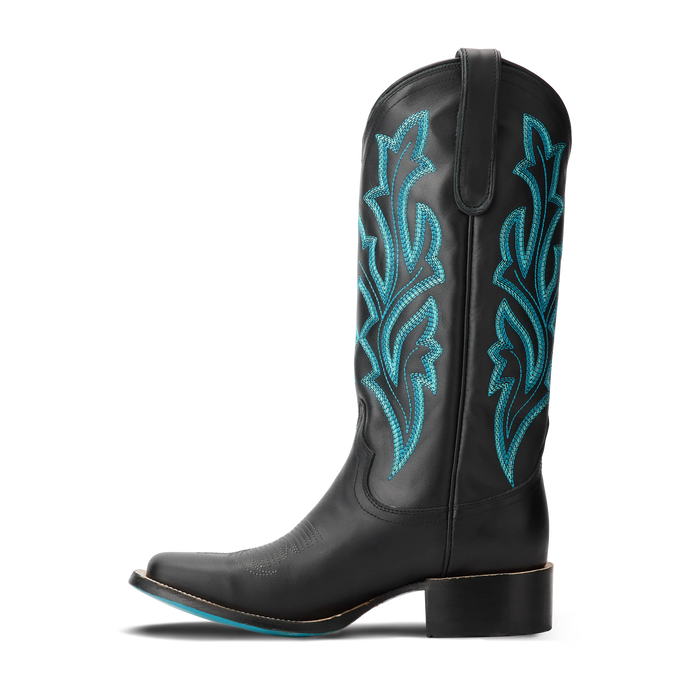 Classic Square - IO Jet black Ladies Boot Western Fashion by Lane