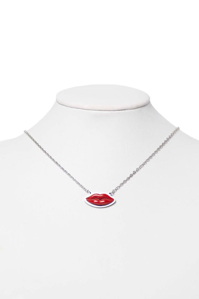 Collana Bocca Labbra Rosse - Iride Shop - Accessori da Donna