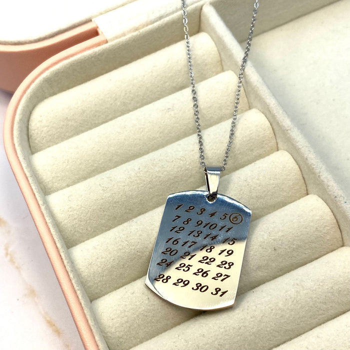 Collana calendar personalizzabile - Iride shop - accessori donna