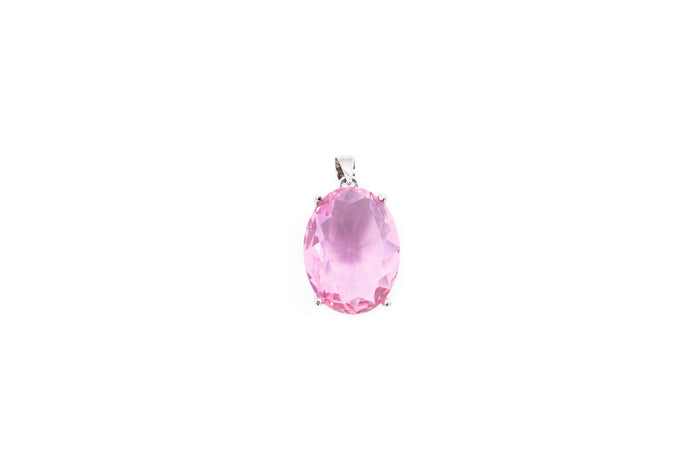 Collana ciondolo in pietra oval in argento 925