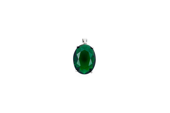 Collana ciondolo in pietra oval in argento 925