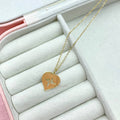 Collana con cuore ecg