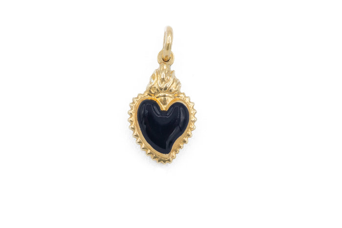 Collana con cuore sacro colour in argento 925 - Iride Shop - Accessori da Donna