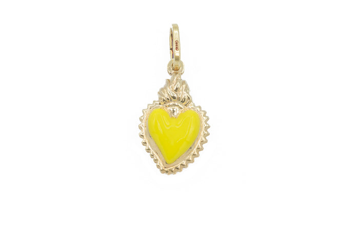 Collana con cuore sacro colour in argento 925 - Iride Shop - Accessori da Donna