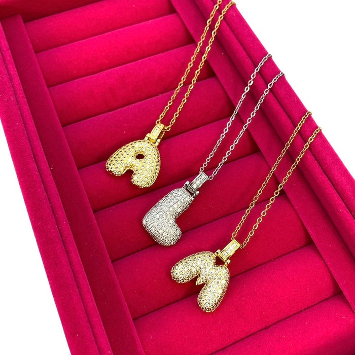 Collana con iniziale double - iride bijoux e accessori