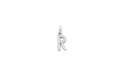 Collana con iniziale mini bril in argento 925