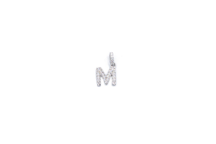 Collana con iniziale mini bril in argento 925