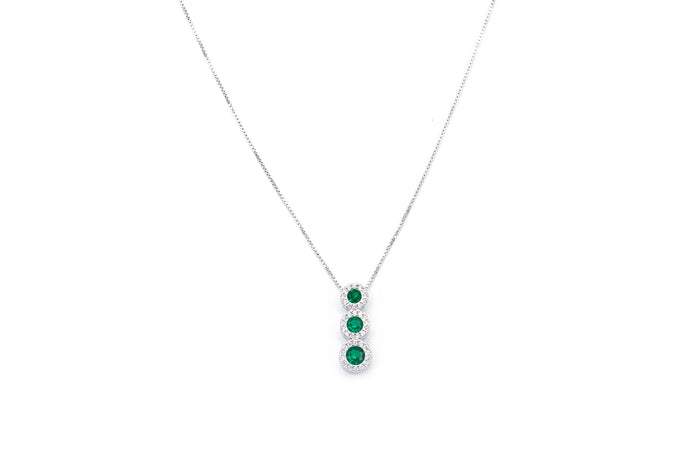 Collana con pendent diamond luxury in argento 925 - Iride Shop - Accessori da Donna