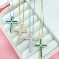 Collana croce baguette - Iride Shop - Accessori da Donna