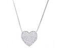 Collana cuore brill in argento 925 - Iride Shop - Accessori da Donna