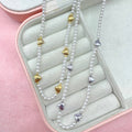 Collana di perle con cuoricini - Iride Shop - Accessori da Donna