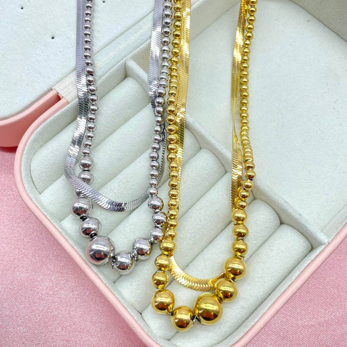 Collana double balls - Iride Shop - Accessori da Donna