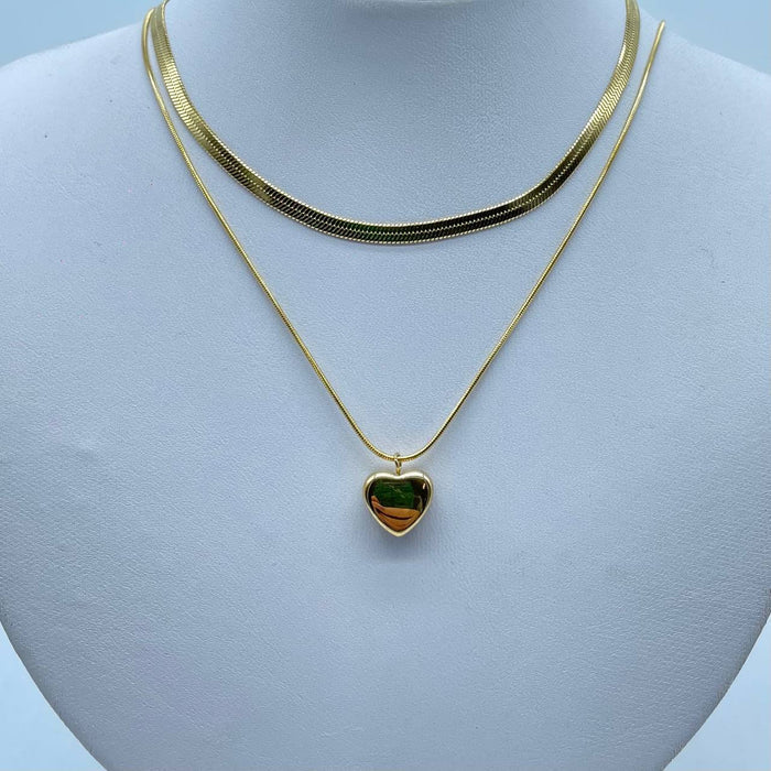 Collana double cuore - Iride Shop - Accessori da Donna