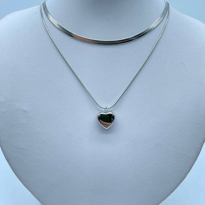 Collana double cuore - Iride Shop - Accessori da Donna