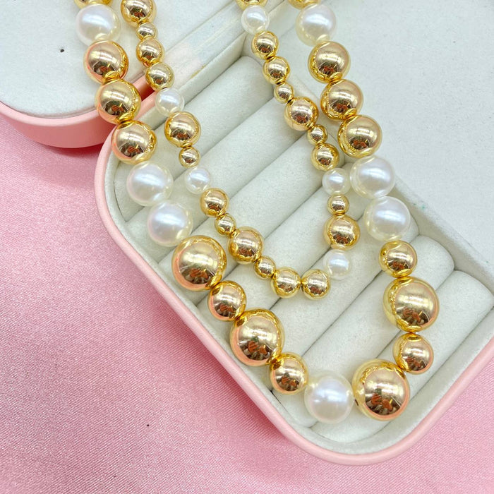 Collana double perle zar - Iride Shop - Accessori da Donna
