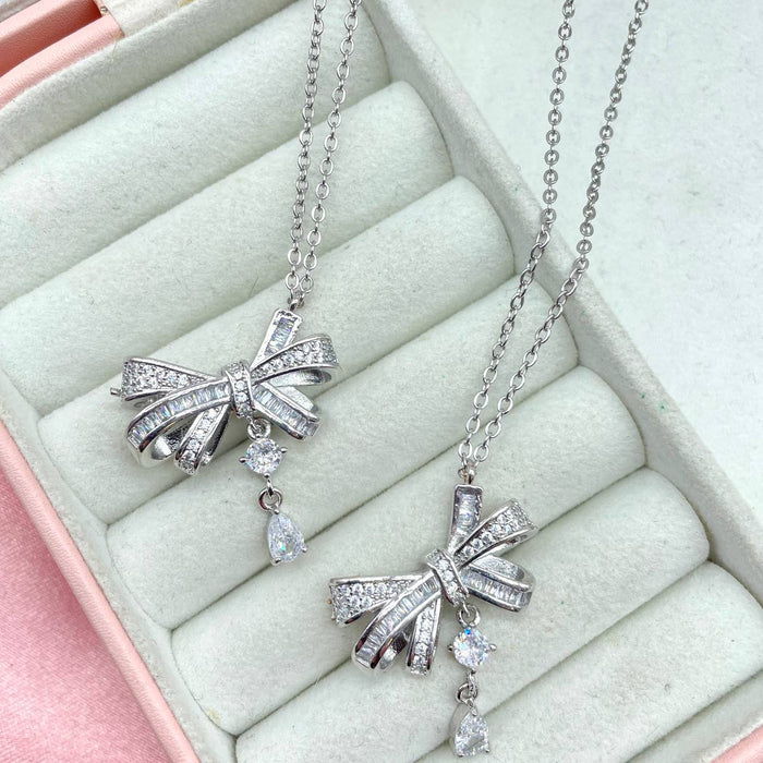 Collana fiocco bril