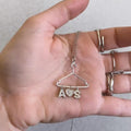 Collana love shopping in argento 925 - Iride Shop - Accessori da Donna