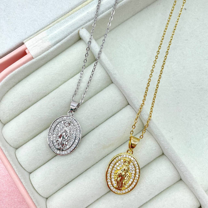 Collana madonnina bril - Iride Shop - Accessori da Donna