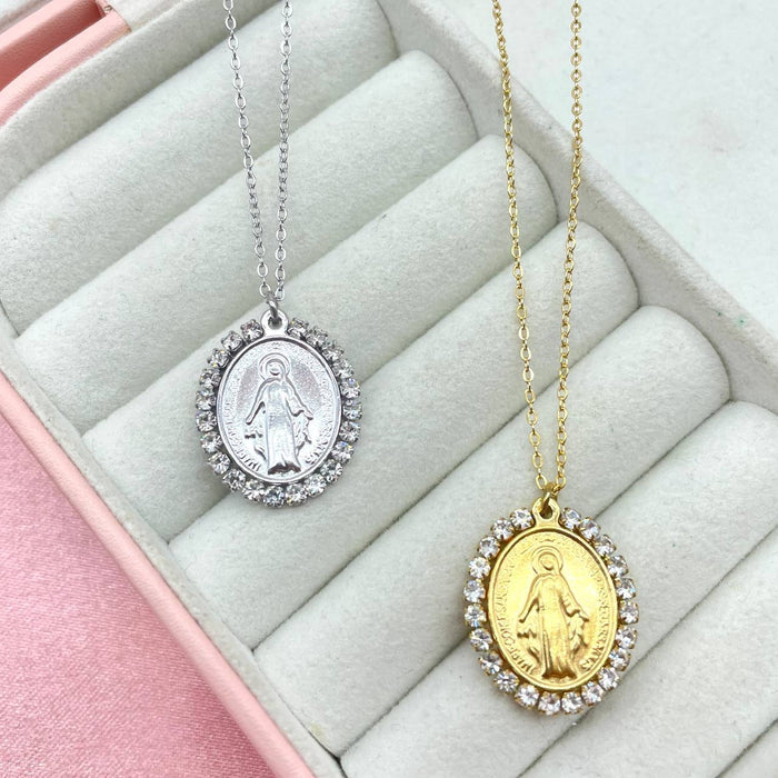 Collana madonnina bril - Iride Shop - Accessori da Donna