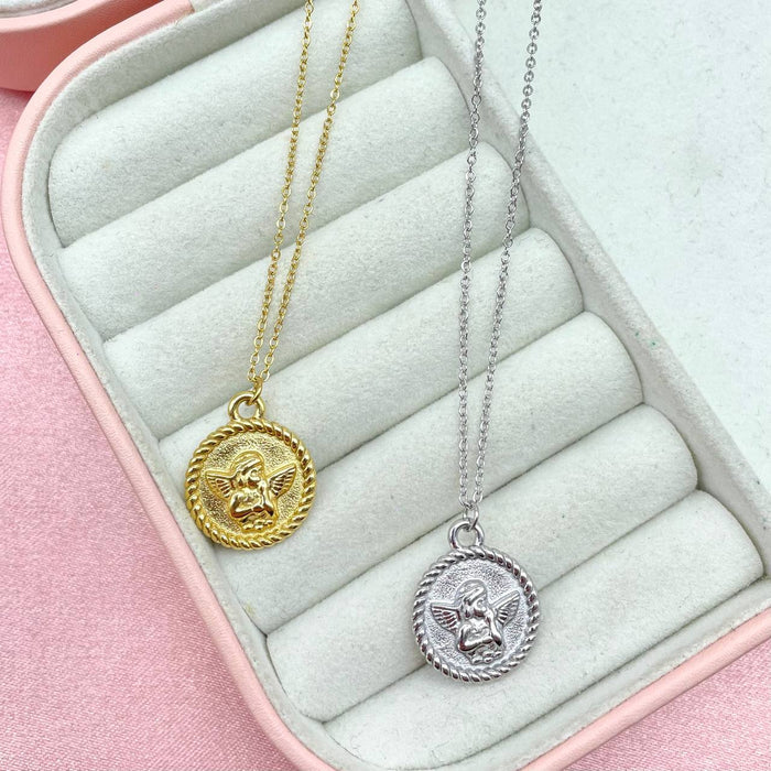 Collana medaglietta angel - Iride Shop - Accessori da Donna