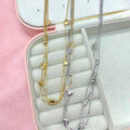 Collana multifili cuoricini