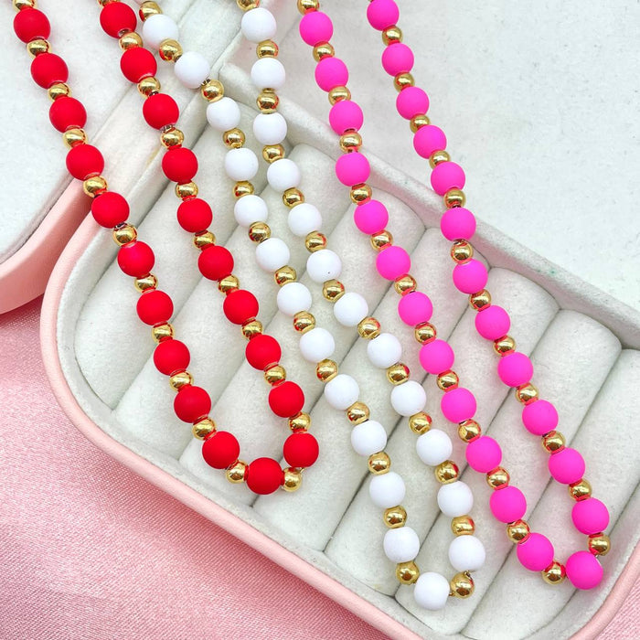 Collana pastel colour balls - Iride Shop - Accessori da Donna