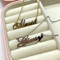 Collana personalizzabile bold font in argento 925 - Iride Shop - Accessori da Donna