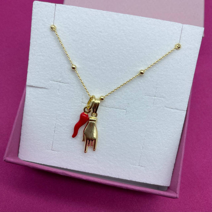 Collana portafortuna in argento 925 - Iride Shop - Accessori da Donna