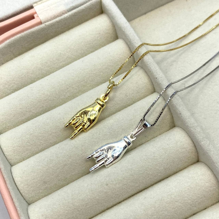 Collana portafortuna in argento 925 - Iride shop - accessori donna