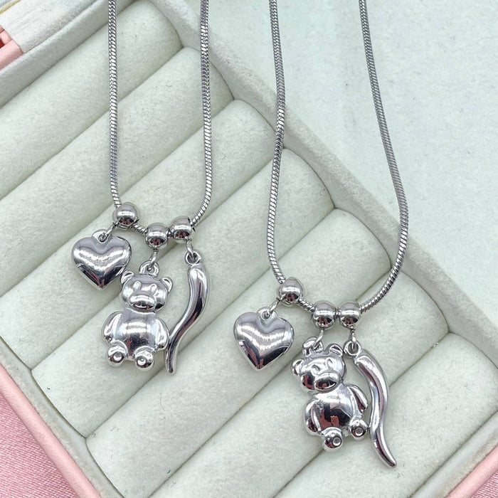 Collana teddy portafortuna