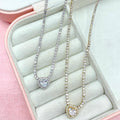 Collana tennis e cuore - Iride Shop - Accessori da Donna