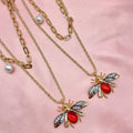 Collana triple catenc mosca guc