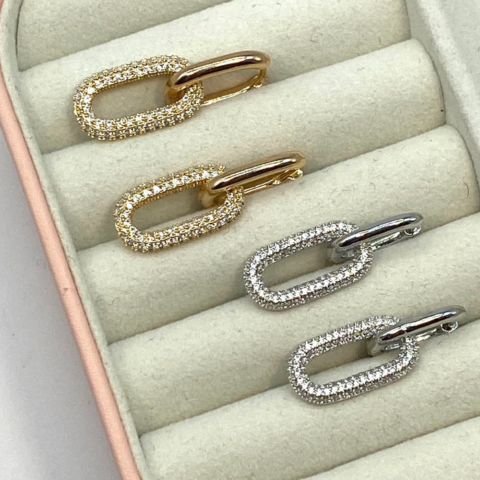 Coppia Orecchini up stylized small - iride bijoux e accessori