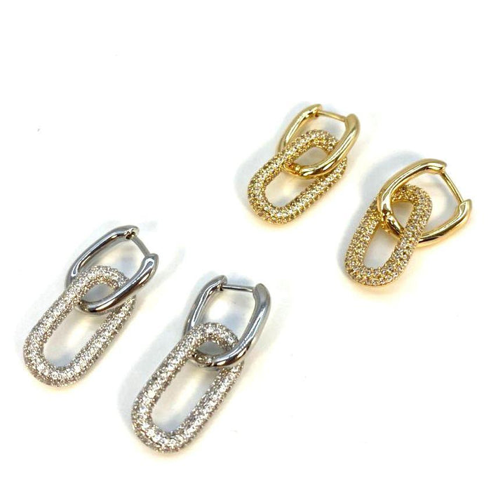 Coppia Orecchini up stylized small - iride bijoux e accessori