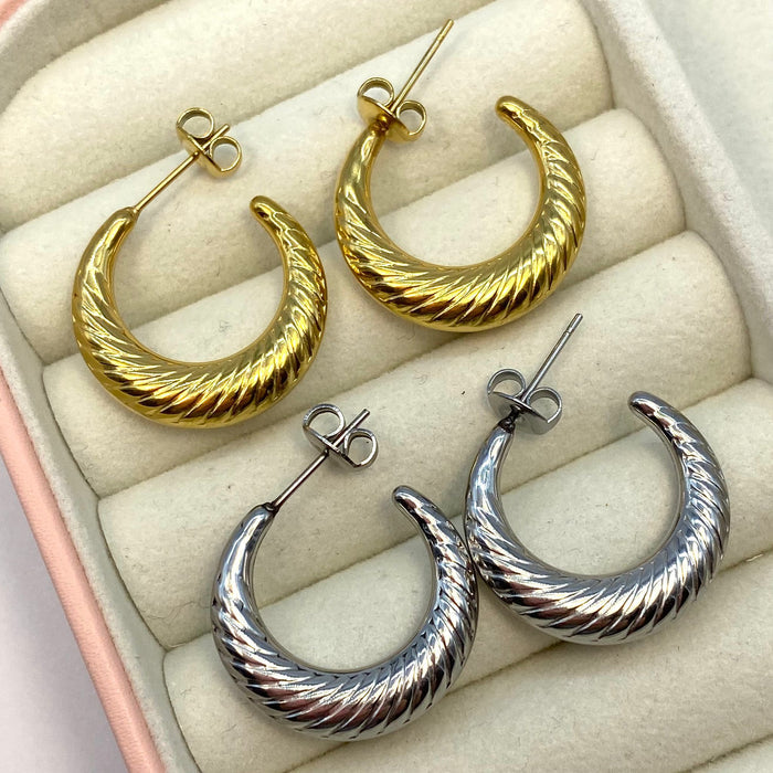 Coppia semicerchi stylized - Iride shop - accessori donna
