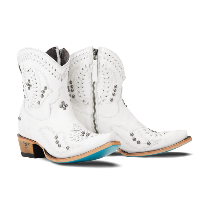 Cossette Bootie - Matte White **Final Sale** Ladies Bootie Matte White Western Fashion by Lane
