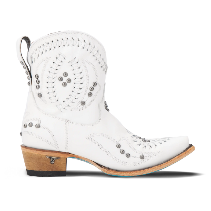 Cossette Bootie - Matte White **Final Sale** Ladies Bootie Western Fashion by Lane