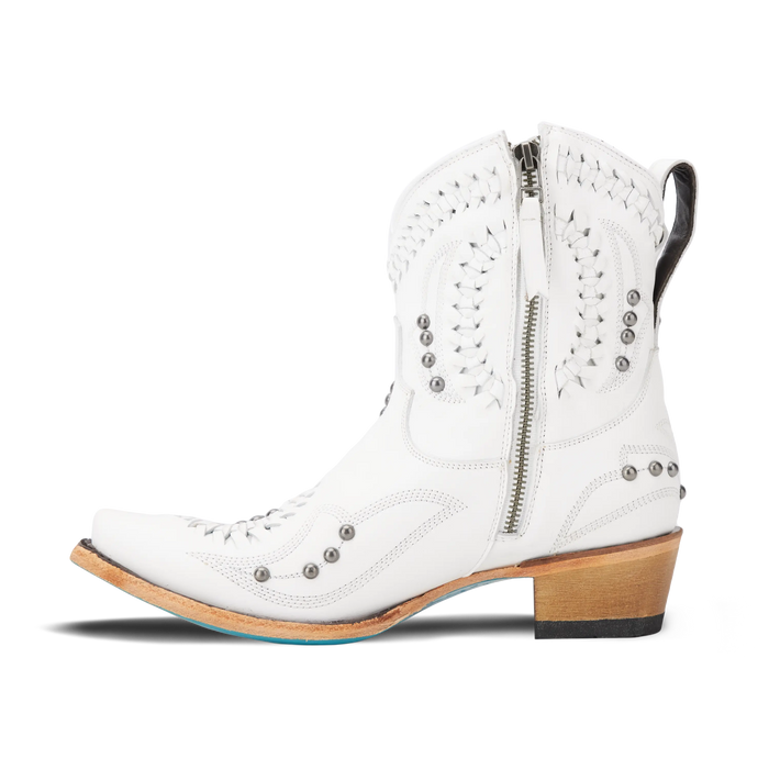Cossette Bootie - Matte White **Final Sale** Ladies Bootie Western Fashion by Lane