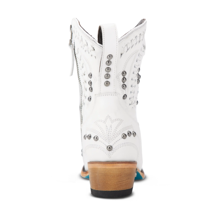 Cossette Bootie - Matte White **Final Sale** Ladies Bootie Western Fashion by Lane