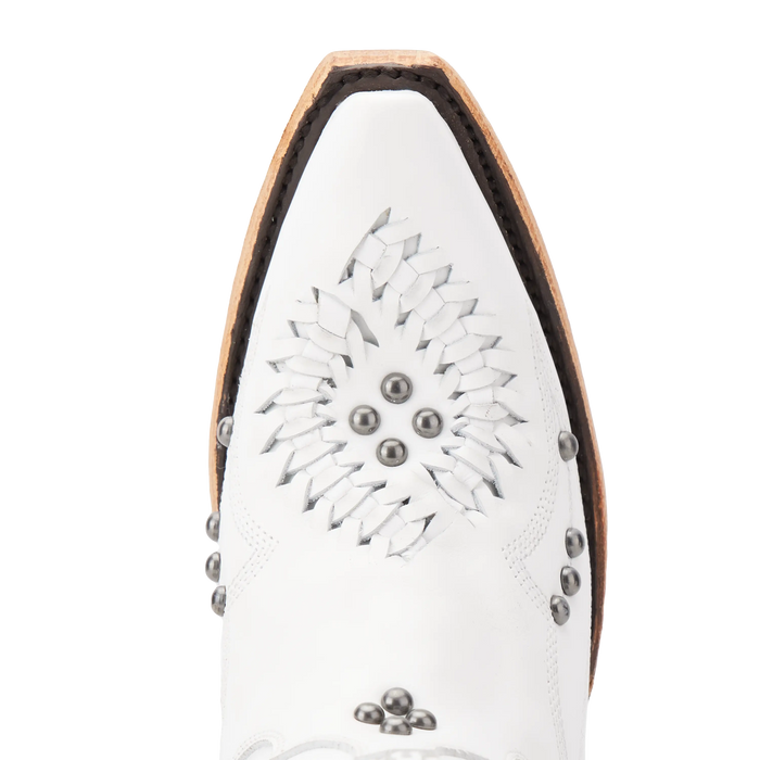 Cossette Bootie - Matte White **Final Sale** Ladies Bootie Western Fashion by Lane