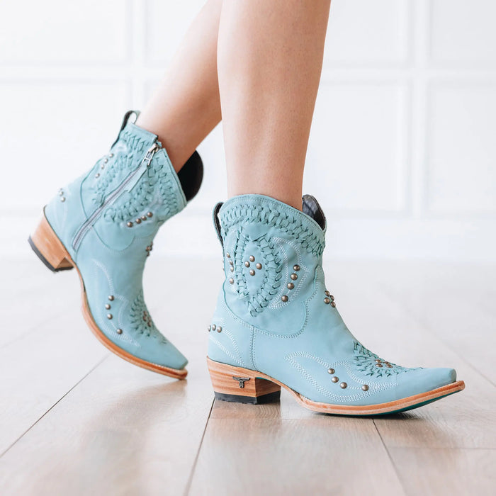 Cossette Bootie - Powder Blue **Final Sale** Ladies Bootie Western Fashion by Lane