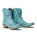 Cossette Bootie - Turquoise Blaze **Final Sale** Ladies Bootie Western Fashion by Lane